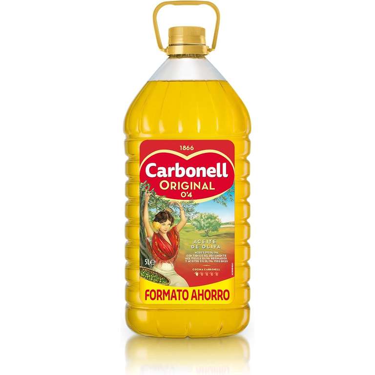 Aceite de oliva Carbonell, 0'4°, garrafa 5L
