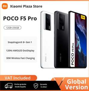 POCO F5 Pro 5G Smartphone 12GB 256GB Snapdragon 8+ Gen 1, versión global (12/512 por 439€)