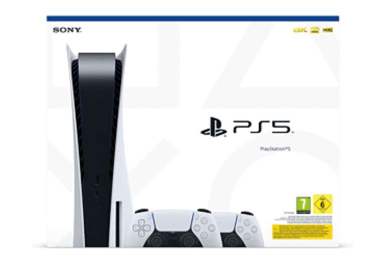 Sony PlayStation 5 Standard (2 Mandos DualSense incluidos), 825 GB, 4K HD, por solo 599€ con newsletter