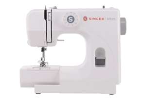 Máquina de coser - Singer M1005, Hasta 4 mm, Ancho de Zig-Zag, Luz LED Stay Bright, Blanco