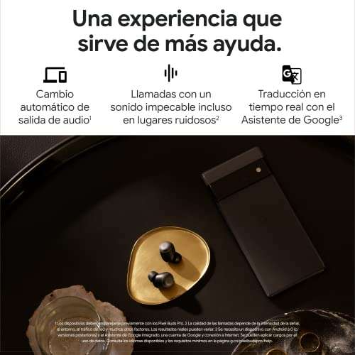 Google Pixel Buds Pro - Auriculares inalámbricos - Auriculares Bluetooth - Carbón