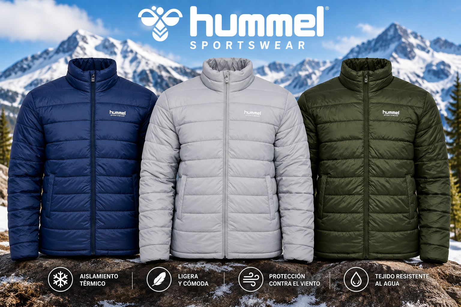 Hummel WIND PUFF - Chaqueta outdoor (3 colores diferentes)
