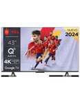 TV QLED 43" - TCL 43C655, 4K, HDR10+, Google TV, Dolby Atmos
