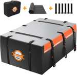 Sailnovo Cofre Techo Coche 580L - Bolsa Impermeable Plegable 1000D PVC Con 10 Correas, 6 Ganchos Para Puerta Y Alfombrilla Antideslizante