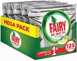 Fairy Platinum All in One, Pastillas Lavavajillas, 125 cápsulas (5 x 25), Mega Pack [C.Recurrente]