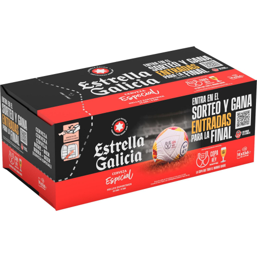 Cerveza Estrella Galicia especial pack de 10 latas 33 cl. - PRECIO FINAL 2.56 - LATA A €0,25 - VER DESCRIPCIÓN