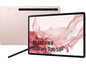 Tablet - Samsung Galaxy TAB S8+, 128 GB, Rosa Dorado, WiFi, 12.4" WQXGA+, 8 GB RAM, SD 898, Android 12
