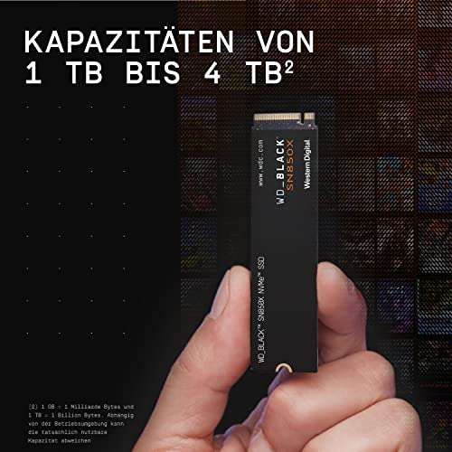 4TB M.2 WD_Black SN850X PCIe Gen4 NVMe 7300 MB/s