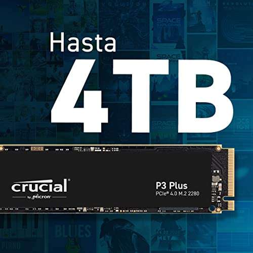 Crucial P3 Plus 1TB M.2 PCIe Gen4 NVMe SSD