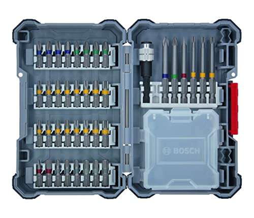 Bosch Profesional Set Pick and Click con 40 unidades para atornillar soporte universal