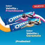 Oreo Remix Galletas de Cacao Rellenas de Crema Sabor Frambuesa y Vainilla 157g - Pack de 16 [0'89€/ud]