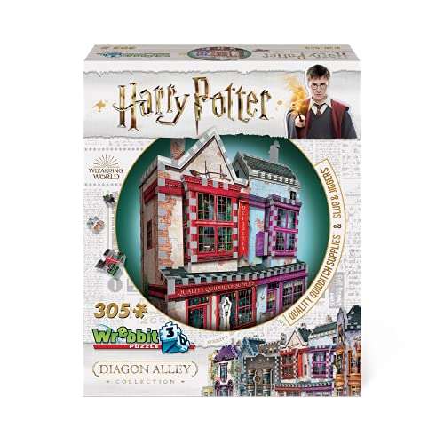 Puzzle Wrebbit3D Harry Potter - Tiendas Quidditch Supplies y Slug & Jiggers