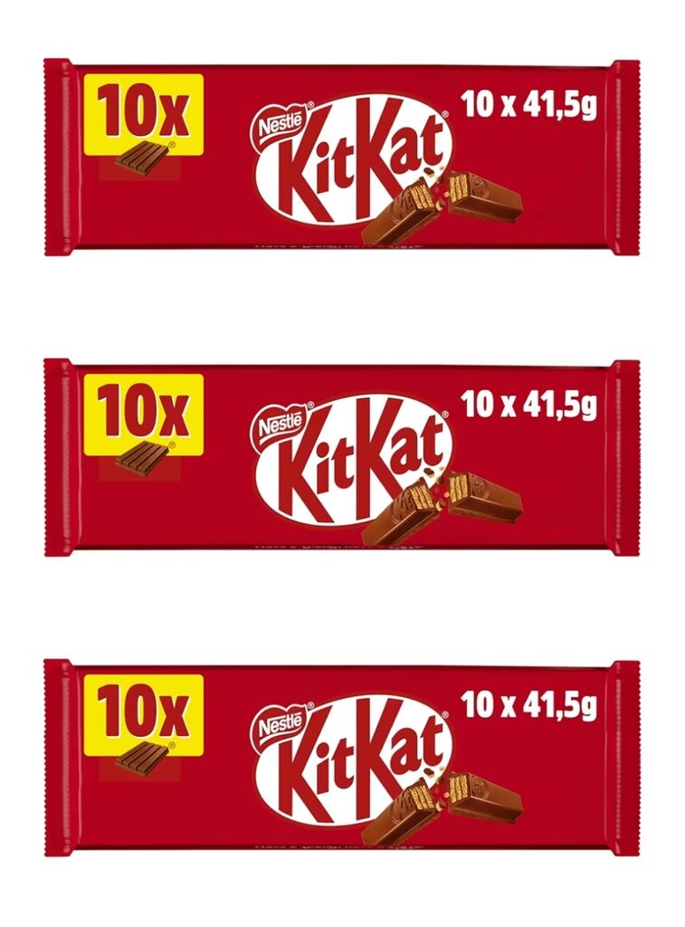 30 x KitKat Galleta recubierta de chocolate con leche