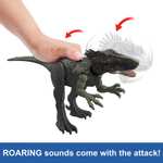 Mattel Jurassic World Wild Roar Dryptosaurus Dinosaurio de juguete con sonidos, +4 años (HLP15)