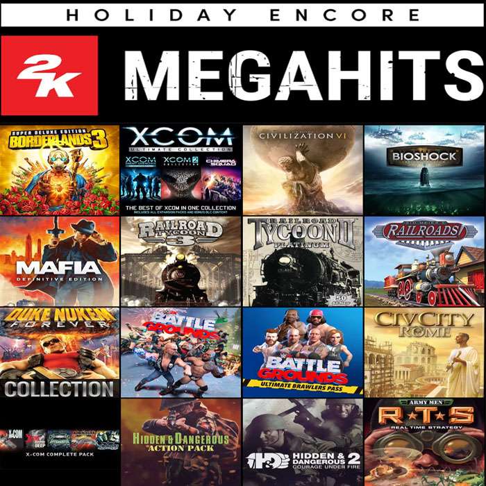 Pack Juegos 2K MegaHits, Sid Meier's Ultimate Collection, BEST OF STEALTH - HOLIDAY ENCORE, Warhammer 40,000 Roleplay, FANTASTIC JOURNEYS