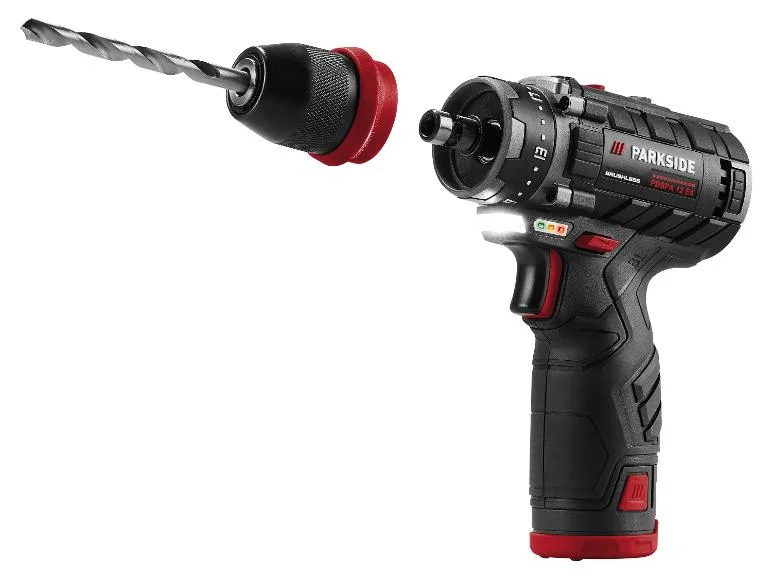 Taladro destornillador de batería de 12 V, juego de inicio con batería y cargador