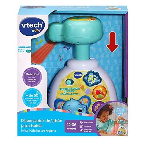 VTech-80-552022 Proyector Musical para bebé Imita hábitos de higiene
