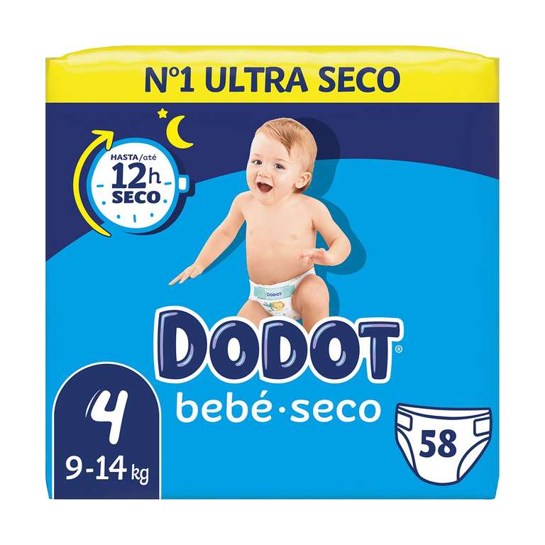 Pañales Bebé seco de dodot la 2° unidad 50% CLAREL
