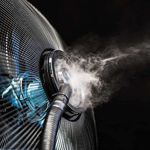 Cecotec Ventilador Nebulizador de Agua con Mando a Distancia y Temporizador EnergySilence 790 FreshEssence Ionic. 90 W, Ionizador