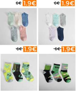 Recopilación packs de calcetines por solo 1.99€ en Merkal (Entre 3 y 5 pares)