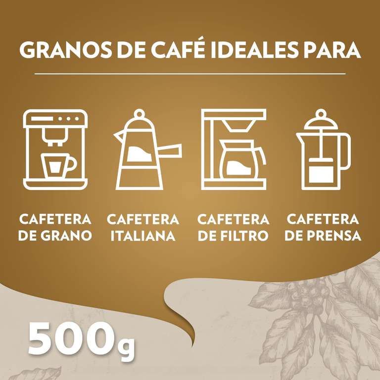 Qualitá Oro café 100% arábica en grano intensidad 5/10 paquete 500 g ·  LAVAZZA · Supermercado El Corte Inglés El Corte Inglés