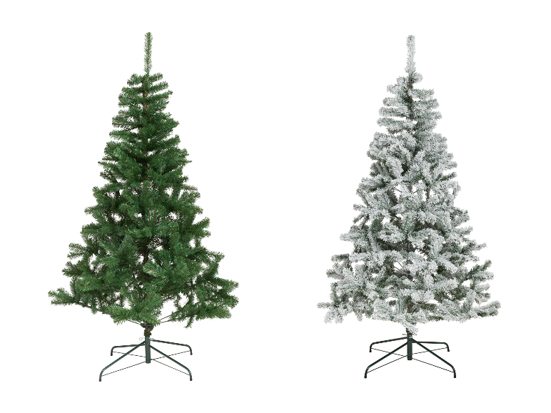 Árbol de Navidad Livarno 180 cm (verde o nevado), plegable y sin herramientas