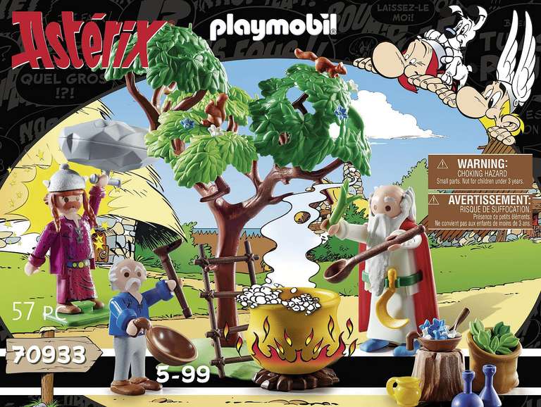Asterix Panorámix con el caldero de la Poción Mágica de Playmobil