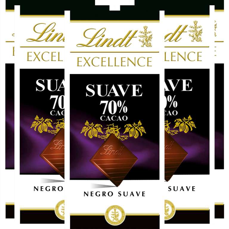Pack chocolate Lindt EXCELLENCE Negro suave 70% de cacao