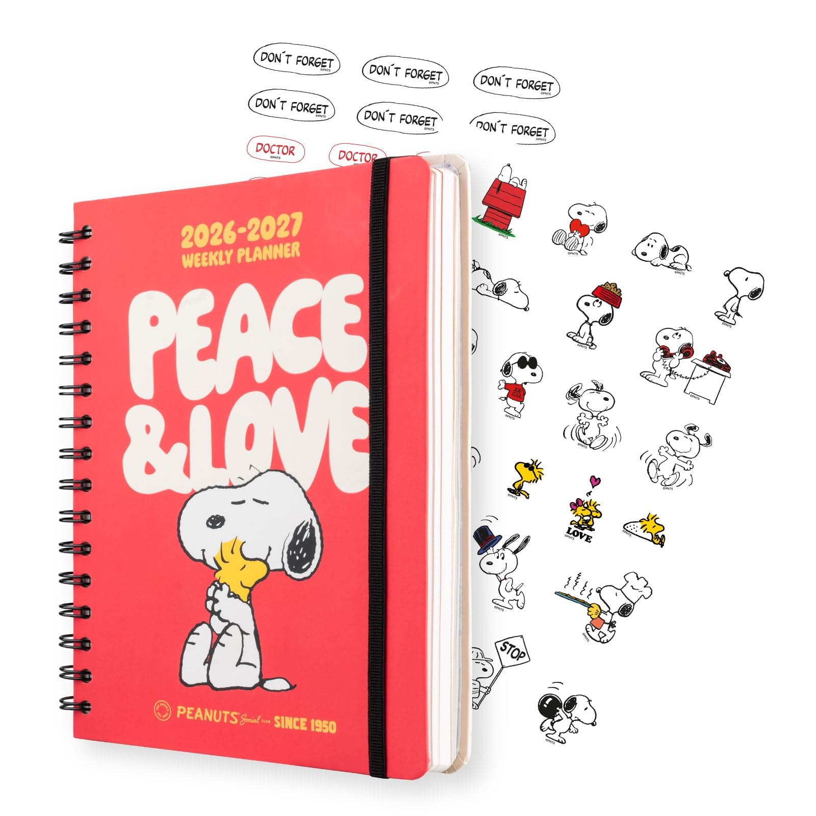 Grupo Erik Agenda Snoopy 2026 2027 Semana Vista