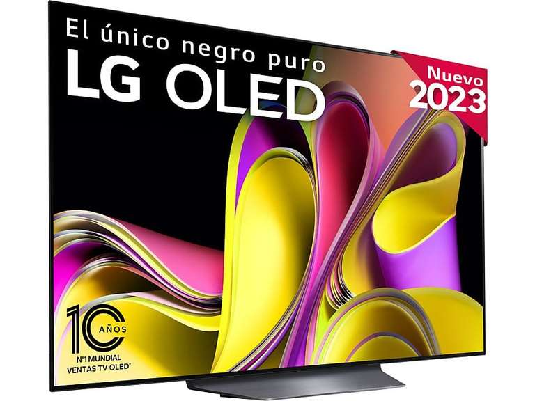 TV OLED 55" - LG OLED55B36LA, OLED 4K, Inteligente α7 4K Gen6, Smart TV, DVB-T2 (H.265) + 200 € Cashback