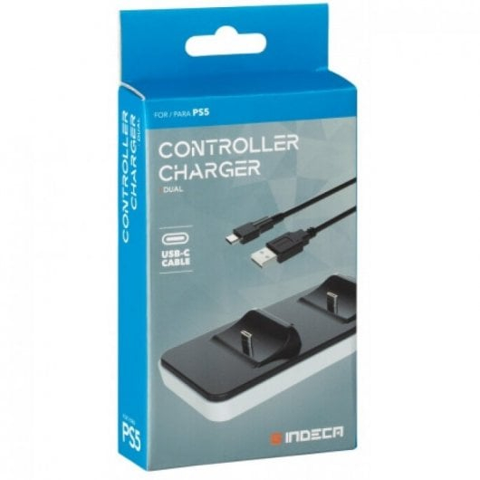Indeca Cargador Dual para Mandos PS5