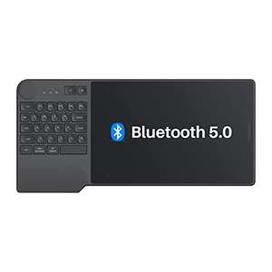 HUION Inspiroy Keydial KD200 Bluetooth 5.0 Tableta gráfica, Tableta de Dibujo de 8,9 x 5,6 Pulgadas