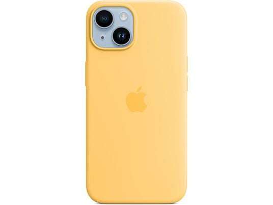 APPLE :: Funda de silicona - iPhone 14 - MagSafe - Verde y Amarillo