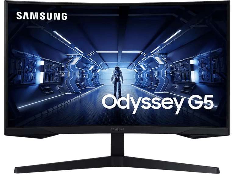 Samsung Odyssey LC27G55TQWRXEN, 27" WQHD, Curvo, 1 ms, 144 Hz, FreeSync Premium, HDR10