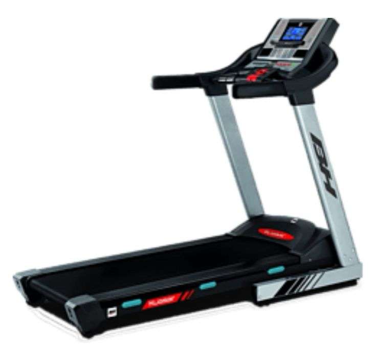 Cinta de correr - BH Fitness Kuasar G6414IKU, 18 km/h, Hasta 115 kg, Superficie de carrera 135 x 45cm, Plegable, Bluetooth
