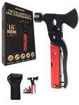 Herramienta multiusos Samos 18 en 1: regalo para hombres con martillo, hacha, cuchillo, alicates, destornillador, etc.