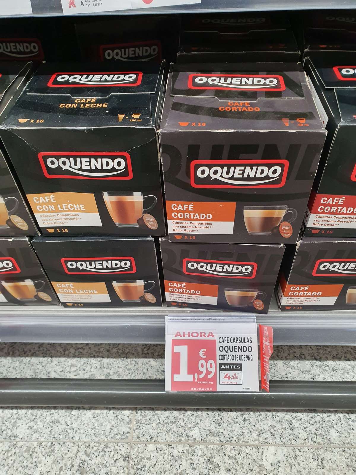 Cápsulas dolce gusto oquendo ALCAMPO » Chollometro