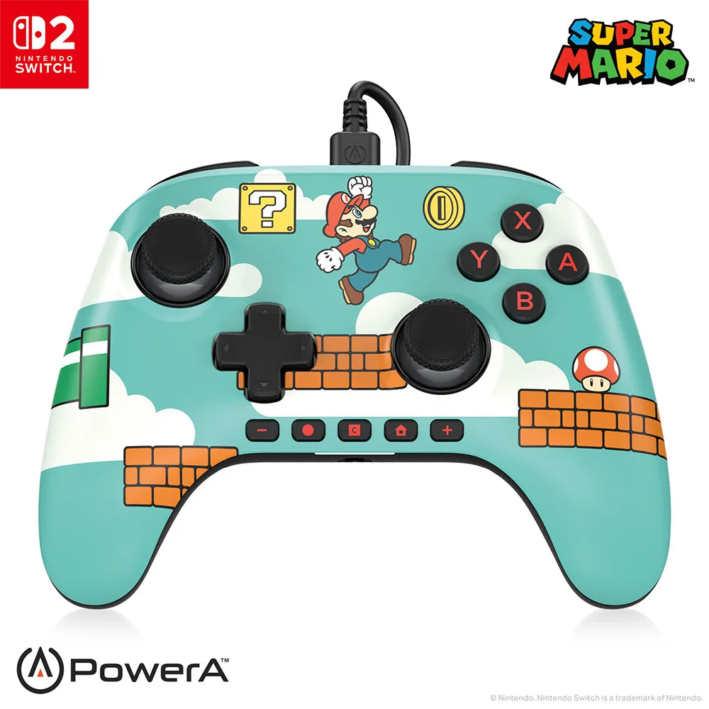 Powera Mando Switch 2 Advantage Mario Time