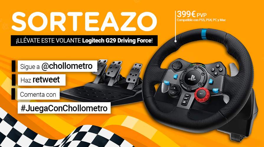 SORTEO Volante Logitech G29 Redes - JUNIO Chollometro