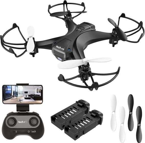 Mini dron con cámara, 2 baterías y modo FPV [Desde España]