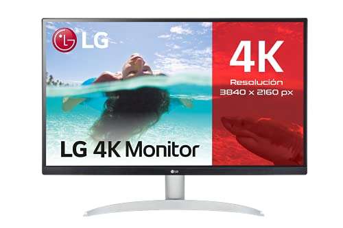 LG 27UP600-W - Monitor de 27" 4K UHD 3840×2160, 60Hz, 5 ms