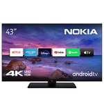 Nokia Smart TV - 43 Zoll (108 cm) Fernseher Android TV (4K UHD, DVB-C/S2/T2, Netflix, Prime Video, Disney+)