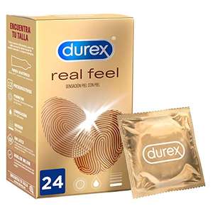 24 Condones durex real feel con suscripción