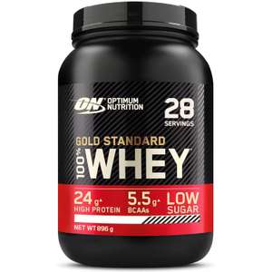 Whey gold Standard Optimum Nutrition (Chocolate con leche) Proteína 896gr [1r pedido a 26.26€] [3 artículos más 15% extra descuento]