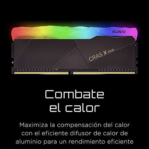 KLEVV CRAS X RGB Kit de 16GB (8GB x2) 3600MHz DDR4-RAM XMP 2.0 (Intel / AMD)