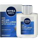 NIVEA MEN Hyaluron Bálsamo After Shave Antiedad con Ácido Hialurónico (1 x 100 ml), bálsamo hidratante para calmar la piel tras el afeitado