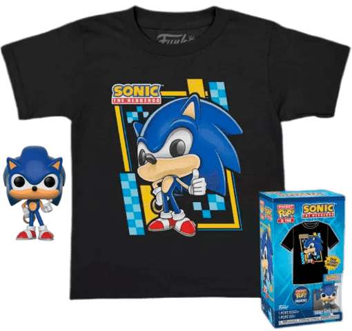 Pack de camiseta Sonic con Funko Pop Pocket preventa en Promoción 3x12,99