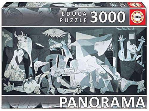 Educa - Guernica | Puzzle panorámico de 3.000 Piezas, Medida aproximada una Vez montado: 144 x 68 cm | Incluye Servicio de Pieza perdida