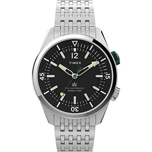 Timex Reloj analógico de Cuarzo para Hombre Waterbury Dive