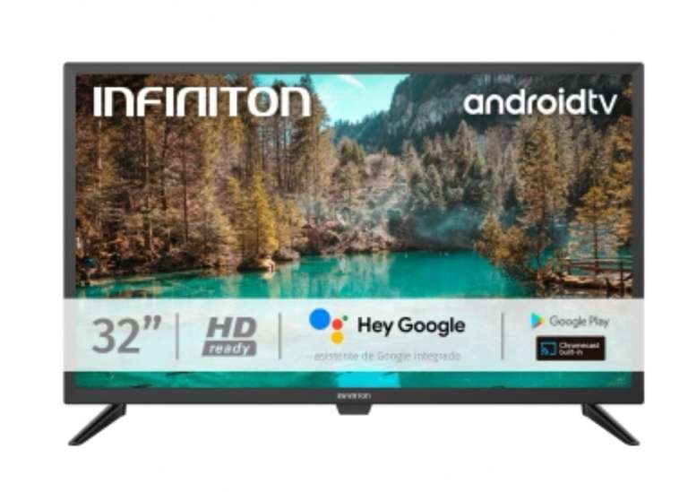 INFINITON INTV-32AF430 – Televisor Smart TV 32" HD – Android 9.0 – Google Assistant – HBBTV – 3X HDMI – 2X USB - DVB-T2/C/S2 (Tb Amazon)